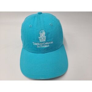 Youth The Ritz-Carlton St Thomas Golf Course Strapback Adjustable Hat Cap Blue